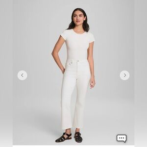 Spanx Sculpt Off-White Jeans